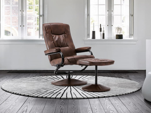 Memphis Swivel Chair and Footstool
