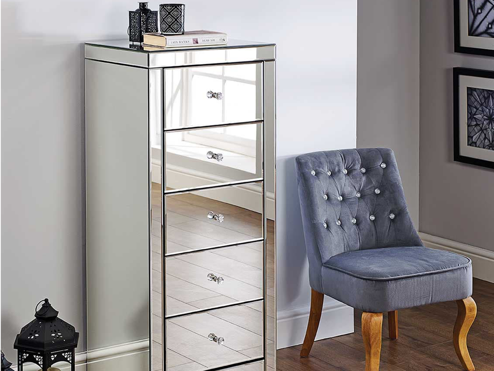 Seville 5 Drawer Narrow Chest