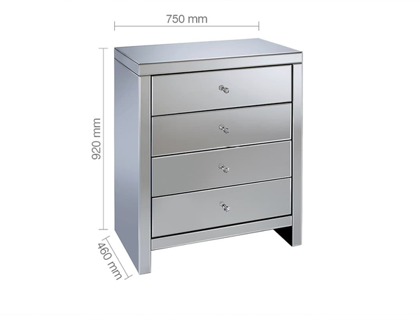 Seville 4 Drawer Chest