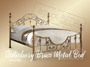 Salisbury Brass Metal Bed