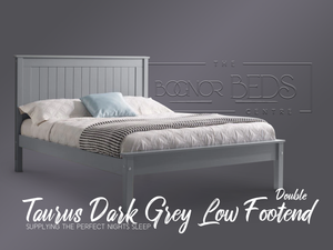 Taurus Dark Grey Low Footend Bed